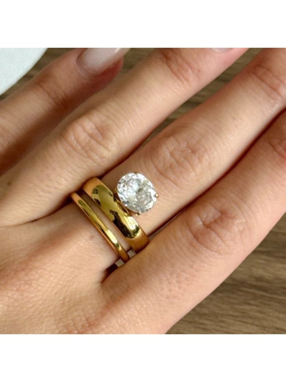 Diamond ring Q585 - Picture 2 of 4